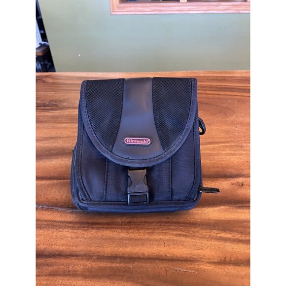 Nintendo 3DS Case Tote Black Cross Body Carrying Organizer Storage - NO STRAP - Picture 2 of 14